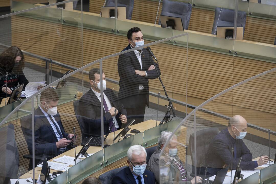 Seimo posėdis dėl 2021 metų biudžeto