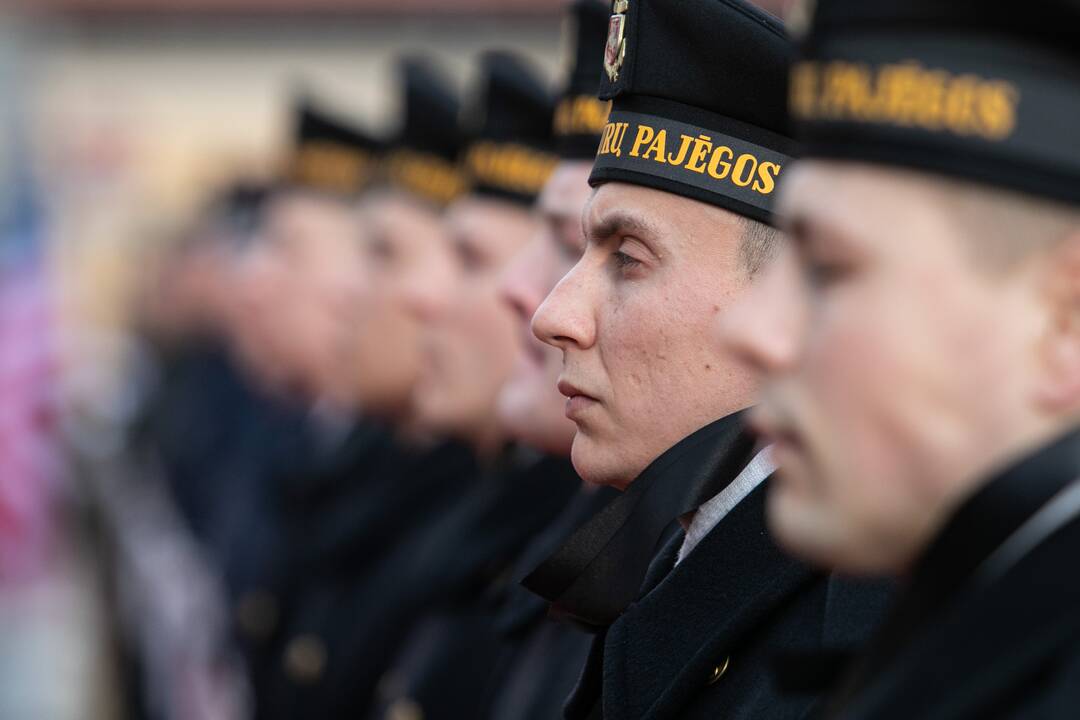 Oficiali JAV gynybos sekretoriaus pasitikimo ceremonija