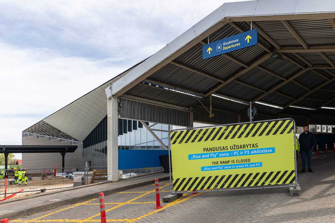 Vilniaus oro uoste uždarytas pandusas