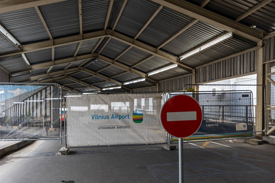 Vilniaus oro uoste uždarytas pandusas
