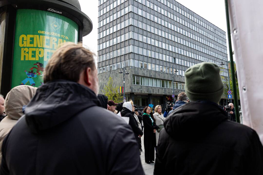 Piketas prie Ekonomikos ir inovacijų ministerijos