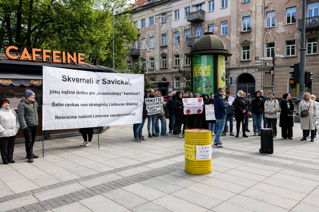 Piketas prie Ekonomikos ir inovacijų ministerijos