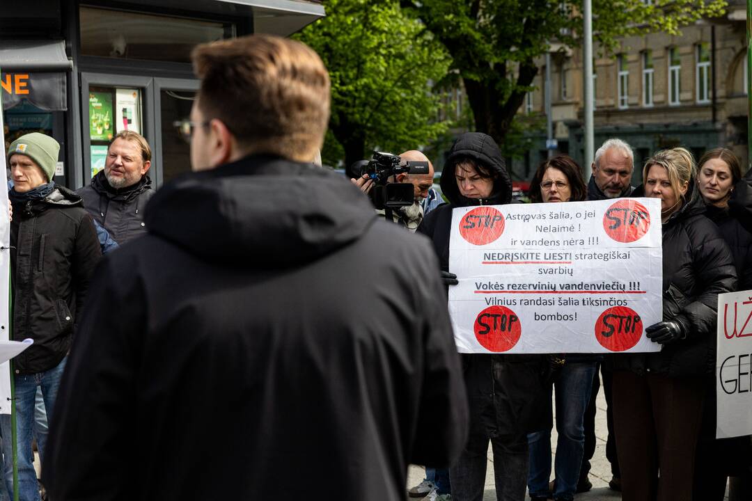 Piketas prie Ekonomikos ir inovacijų ministerijos