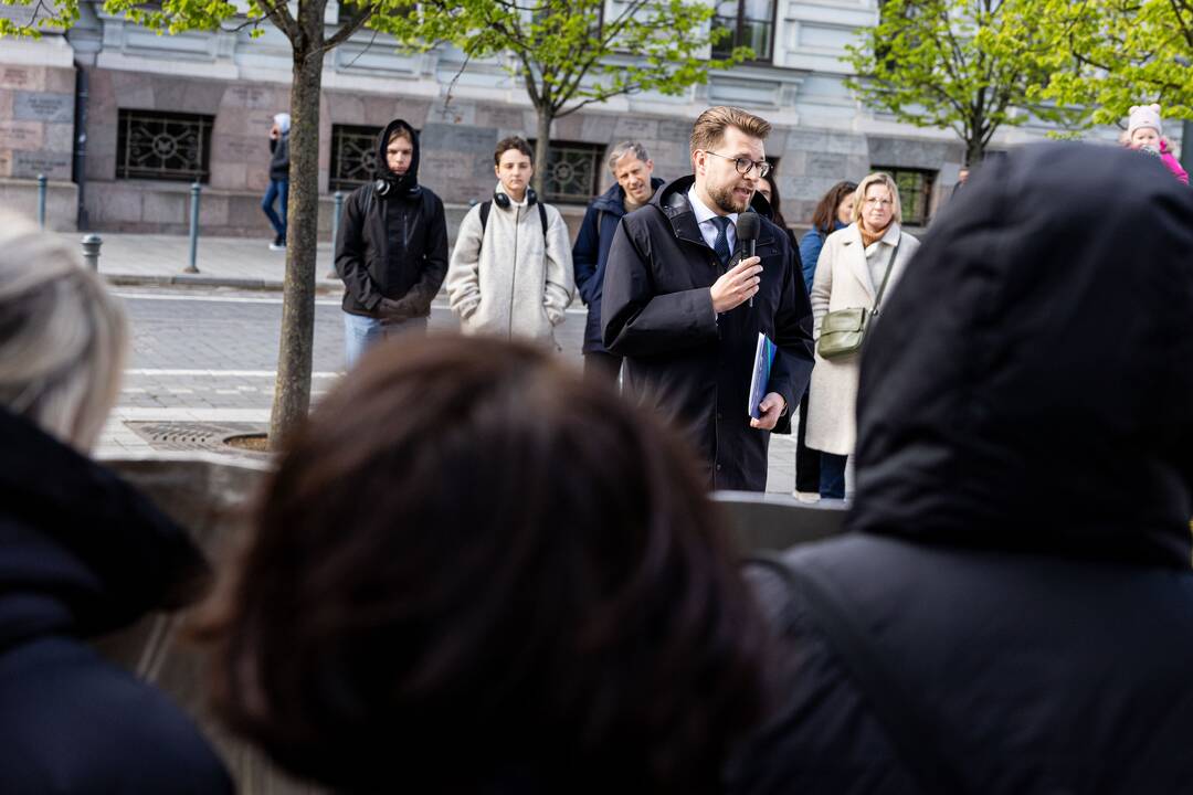 Piketas prie Ekonomikos ir inovacijų ministerijos