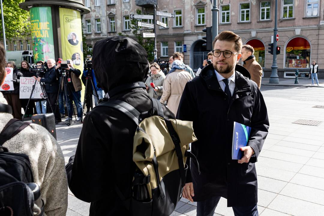 Piketas prie Ekonomikos ir inovacijų ministerijos
