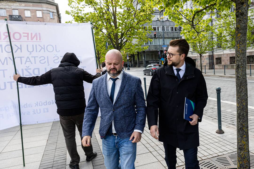 Piketas prie Ekonomikos ir inovacijų ministerijos
