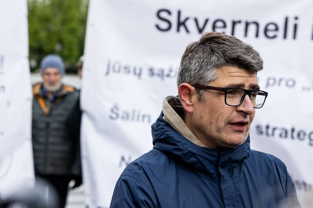 Piketas prie Ekonomikos ir inovacijų ministerijos