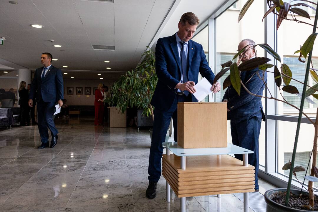 Balsavimas dėl Irenos Segalovičienės paskyrimo valstybės kontroliere