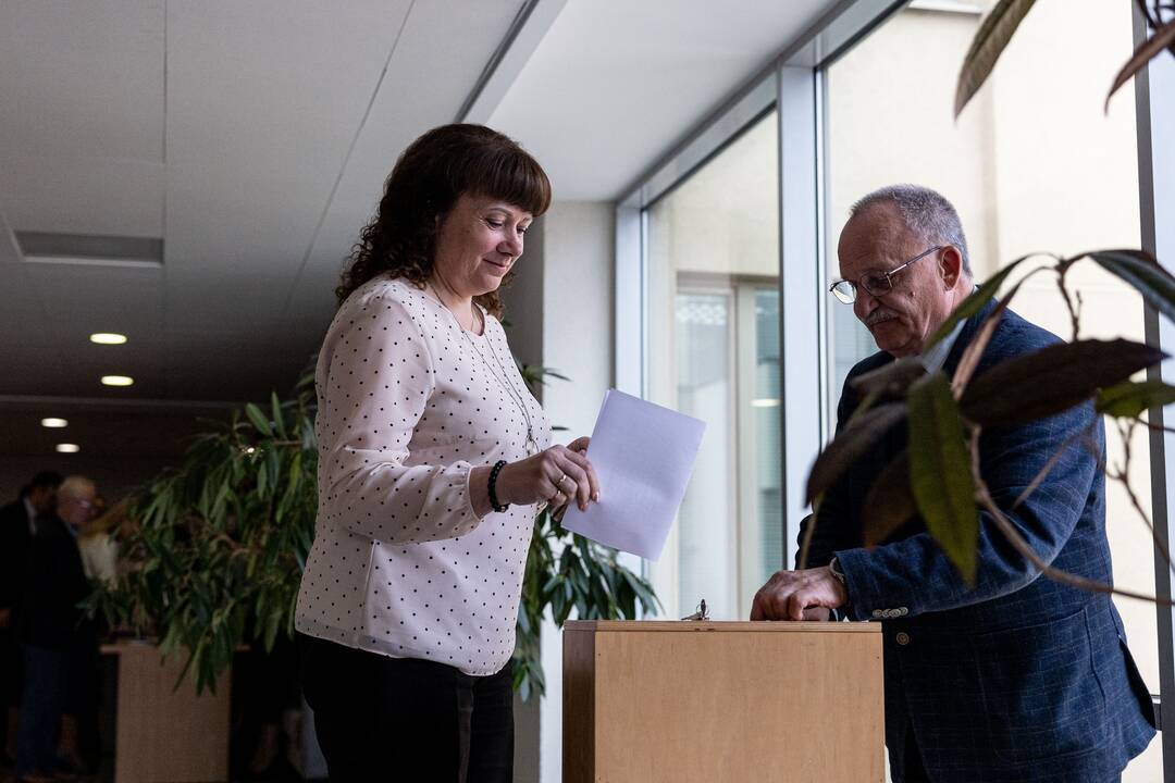 Balsavimas dėl Irenos Segalovičienės paskyrimo valstybės kontroliere