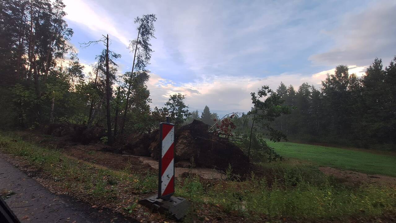 Lietuvą nusiaubė audra