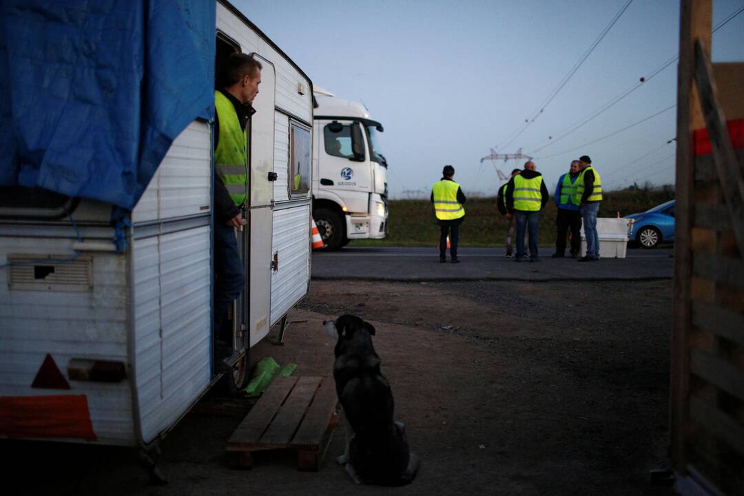 „Geltonųjų liemenių“ protestai Paryžiuje