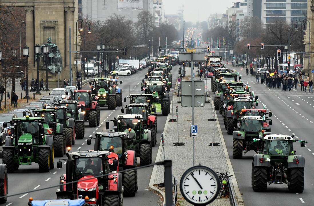 Ūkininkų protestas Berlyne