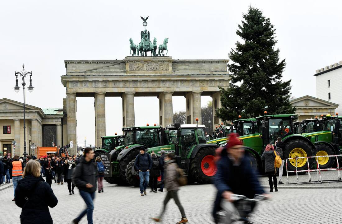 Ūkininkų protestas Berlyne