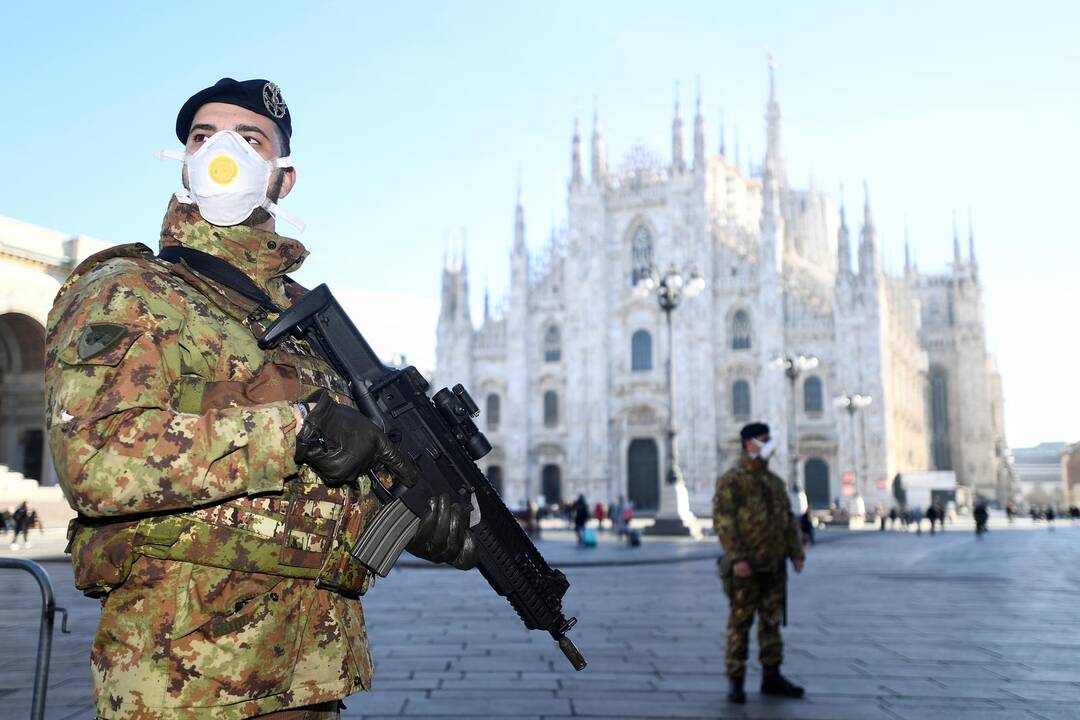 Koronaviruso protrūkis Šiaurės Italijoje