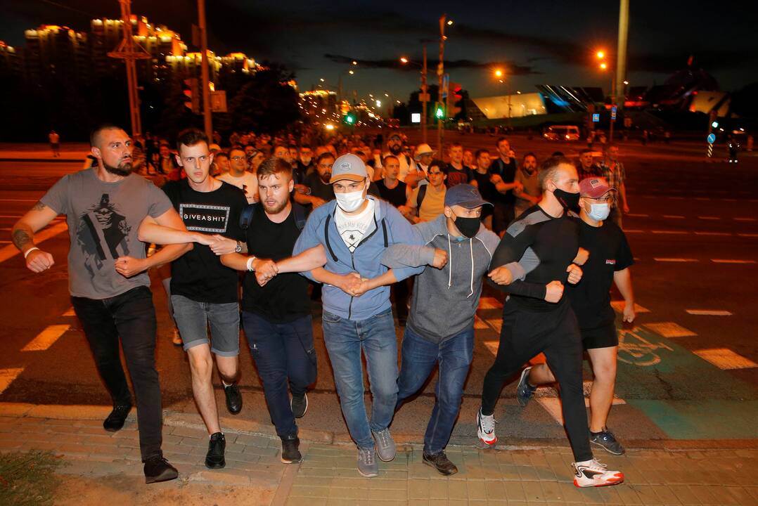 Protestai po rinkimų Baltarusijoje