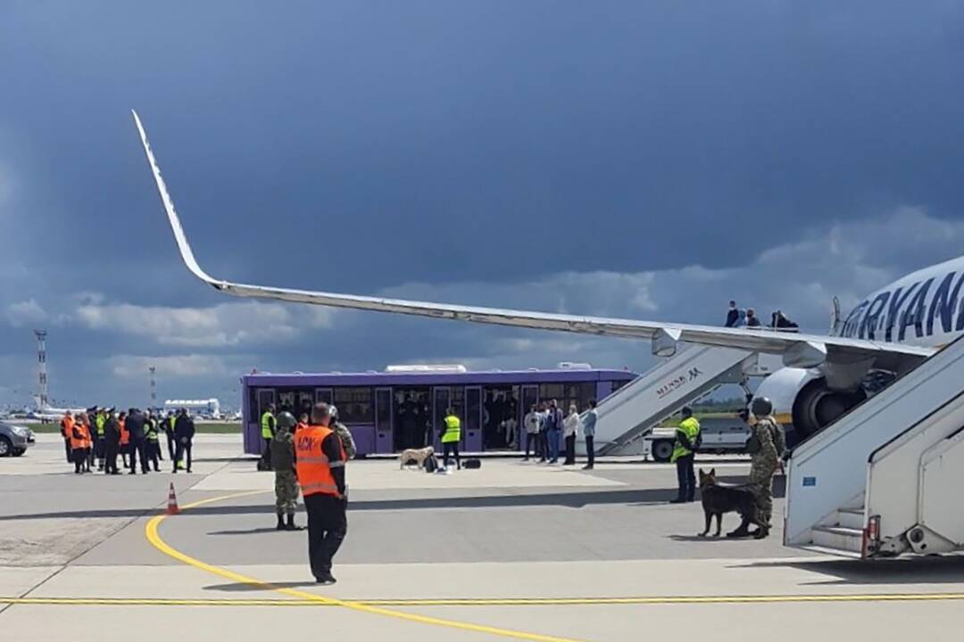 JAV įves sankcijų Baltarusijai dėl priverstinio „Ryanair“ lainerio nutupdymo