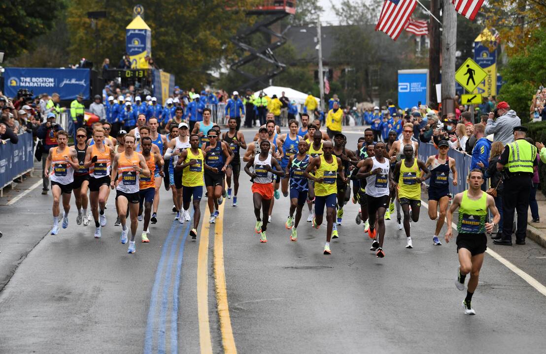 Rusijos ir Baltarusijos bėgikai negalės dalyvauti Bostono maratone