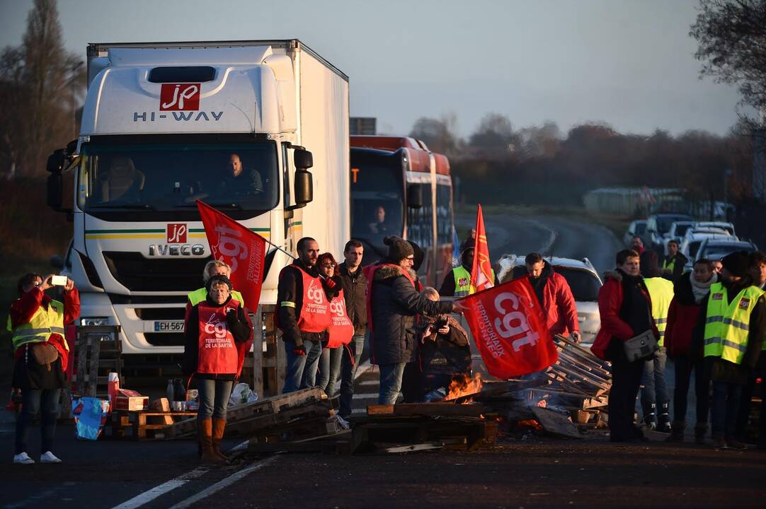 „Geltonųjų liemenių“ protestai Paryžiuje