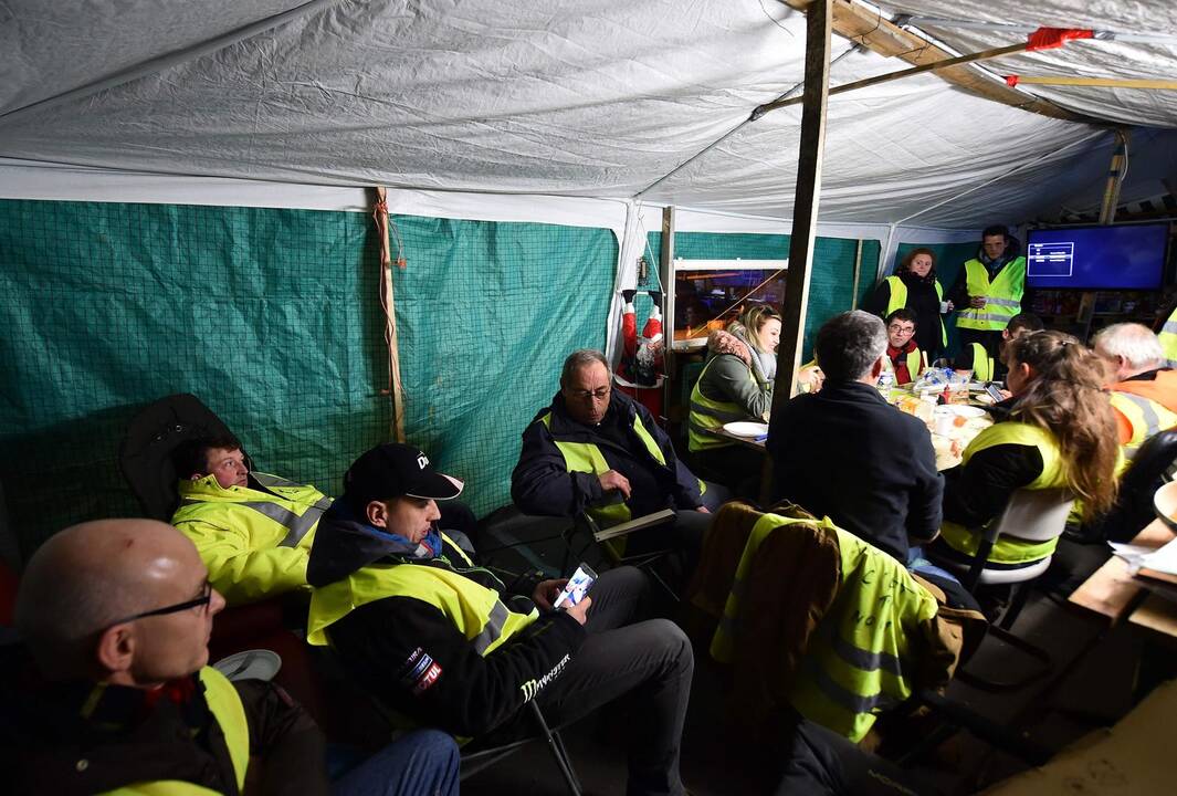 „Geltonųjų liemenių“ protestai Paryžiuje