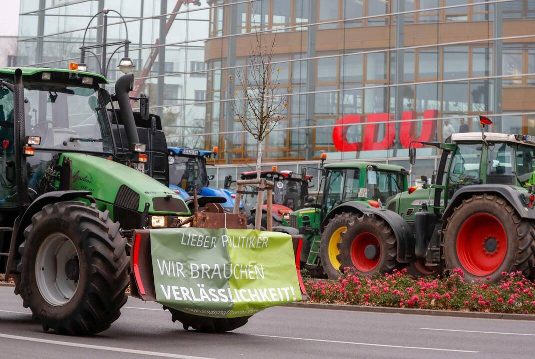 Ūkininkų protestas Berlyne