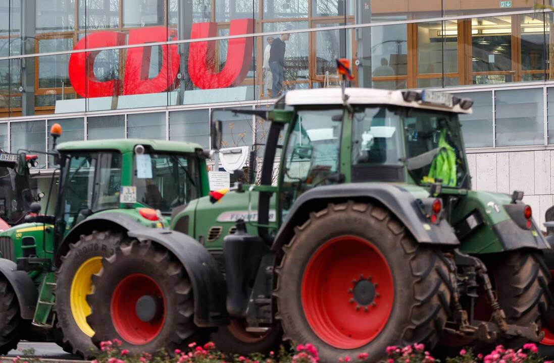 Ūkininkų protestas Berlyne