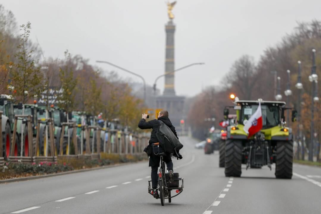 Ūkininkų protestas Berlyne