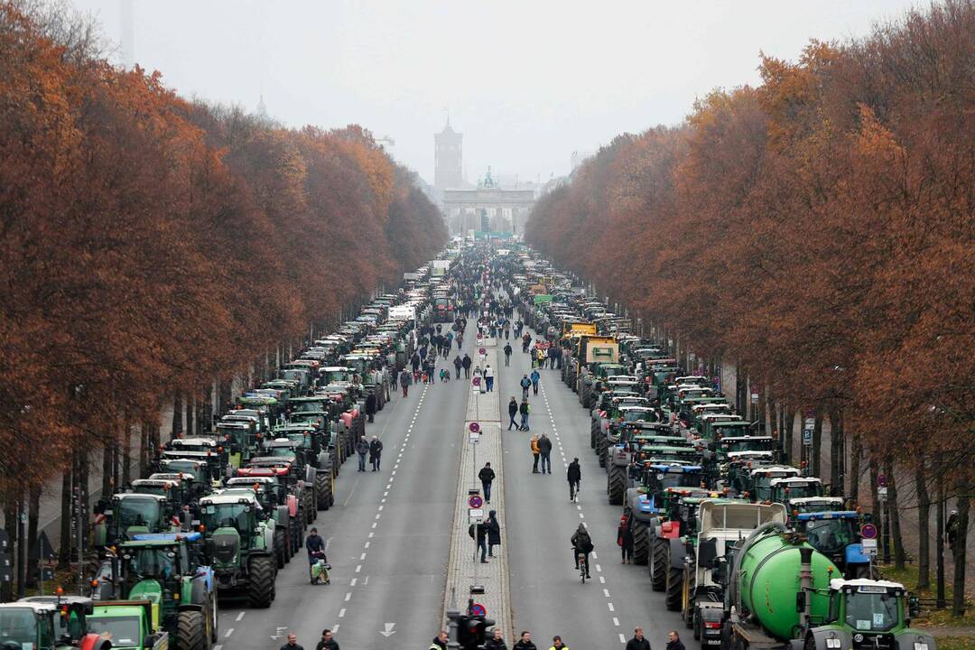 Ūkininkų protestas Berlyne