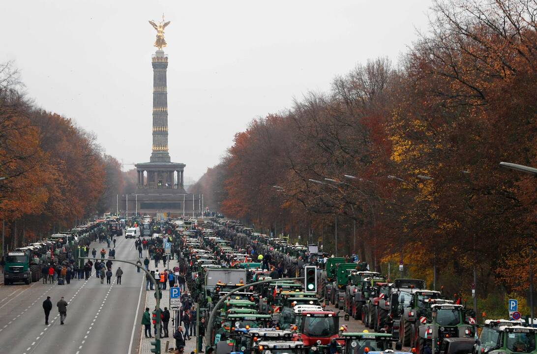 Ūkininkų protestas Berlyne