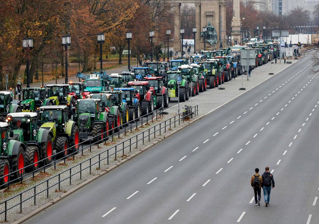 Ūkininkų protestas Berlyne
