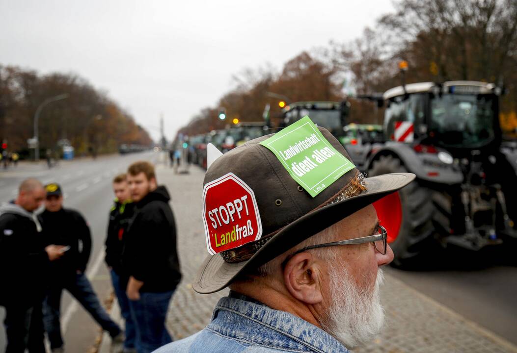 Ūkininkų protestas Berlyne