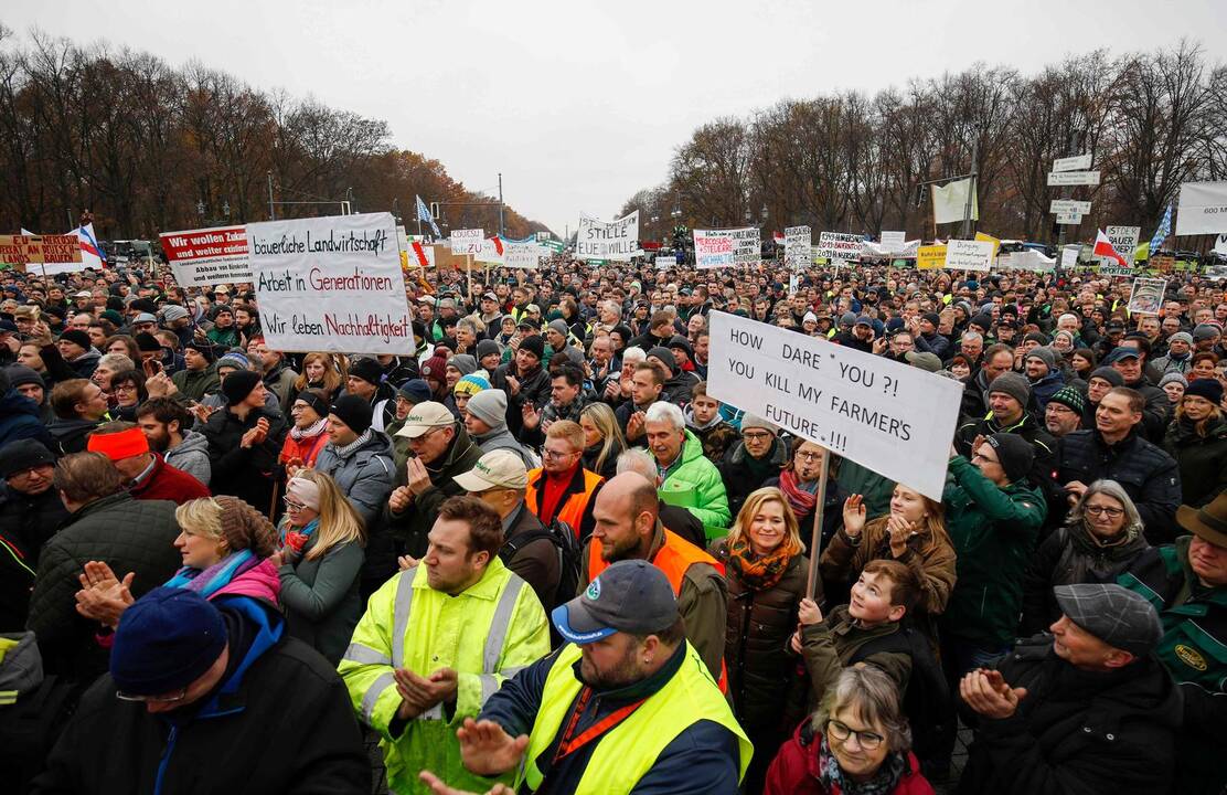 Ūkininkų protestas Berlyne