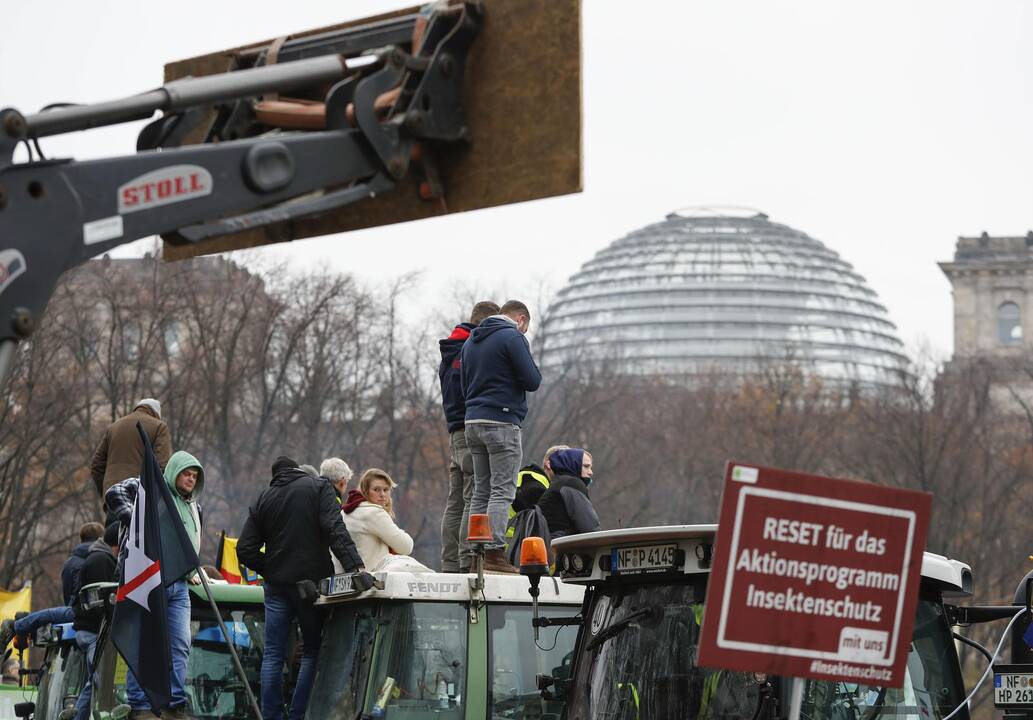 Ūkininkų protestas Berlyne