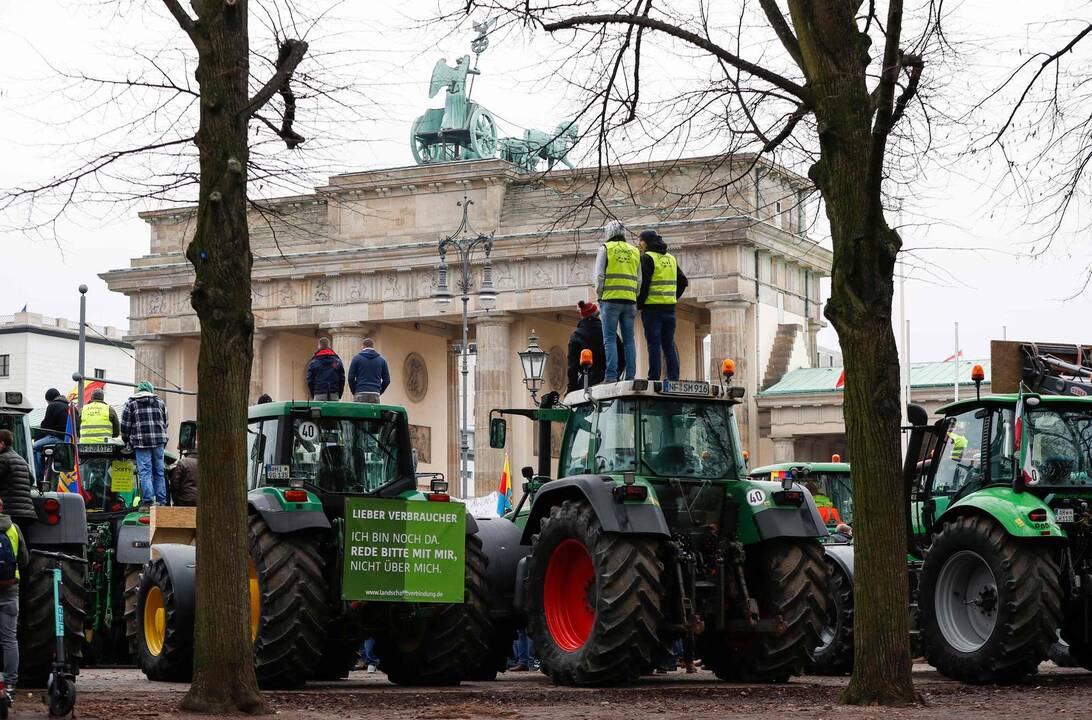 Ūkininkų protestas Berlyne