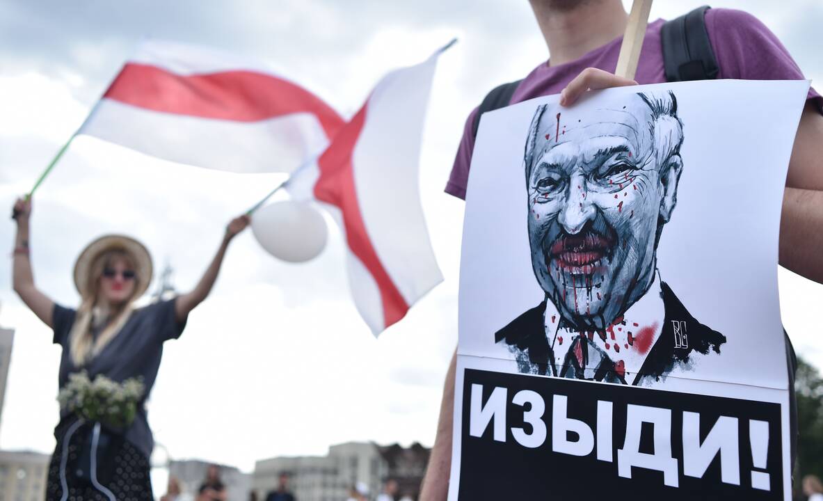 Baltarusijoje toliau nerimsta protestai