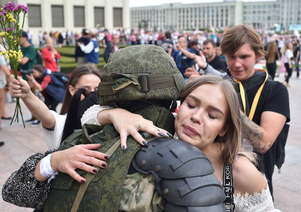 Baltarusijoje toliau nerimsta protestai