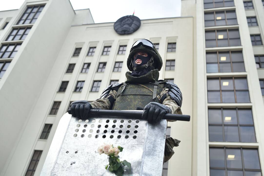 Baltarusijoje toliau nerimsta protestai
