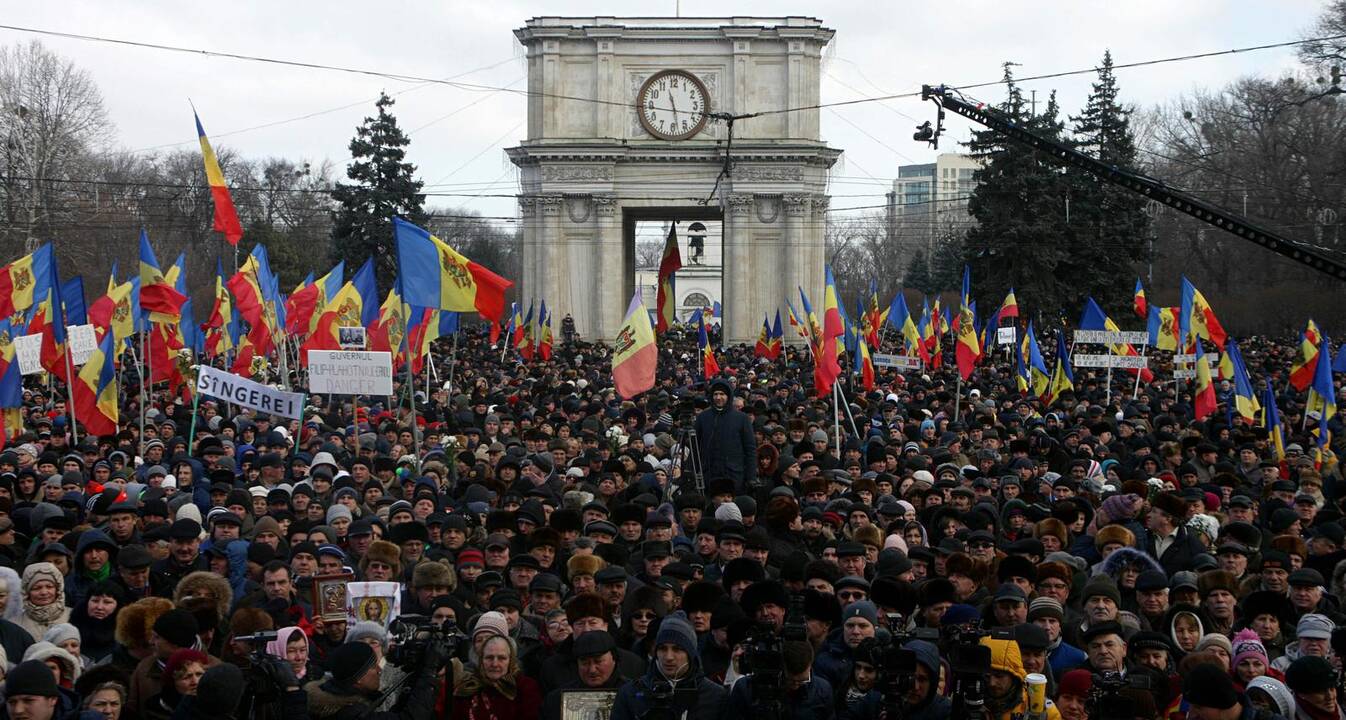 Nestabili padėtis Moldovoje: protestuotojai iškėlė ultimatumą vyriausybei 
