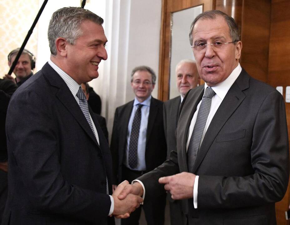 Sergejus Lavrovas ir Filippo Grandi