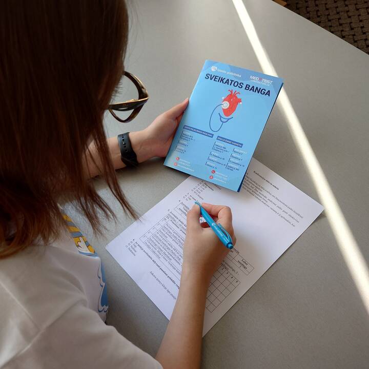 Pateikimas: kardiologų komanda informaciją apie sveikatą stengėsi pateikti suprantamai ir įdomiai.