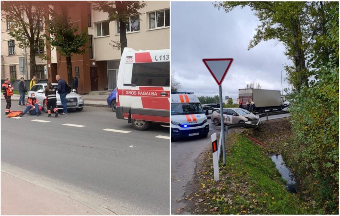 Antradienio nelaimė Kauno centre: toks tokį sutiko
