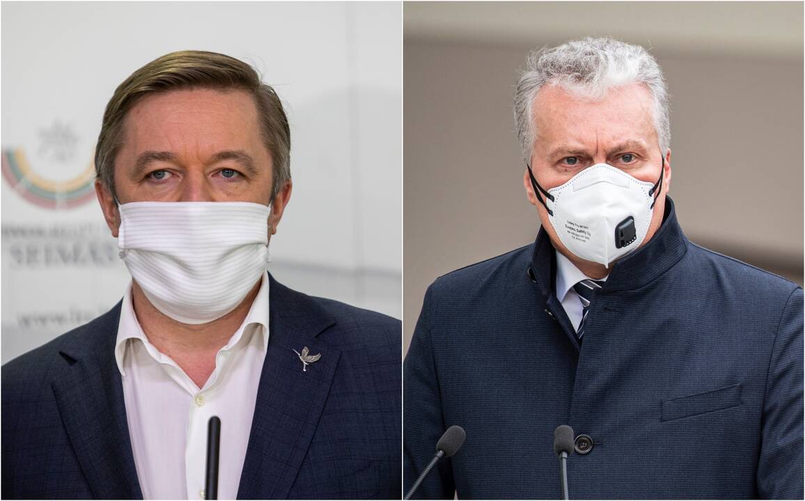 Ramūnas Karbauskis ir Gitanas Nausėda
