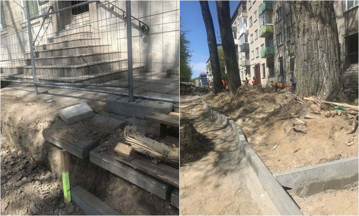 Šaligatvių remontas klaipėdiečiams kelia nuostabą