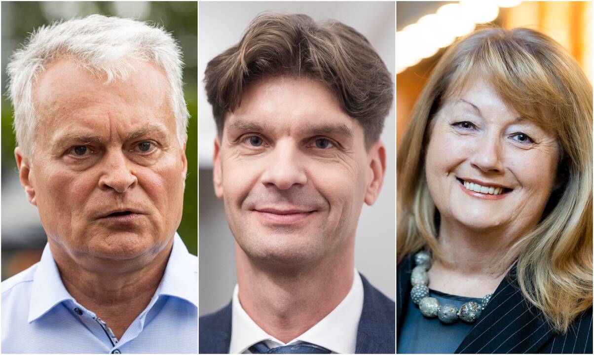 Iš kairės: Gitanas Nausėda, Ignas Vėgėlė, Vilija Blinkevičiūtė