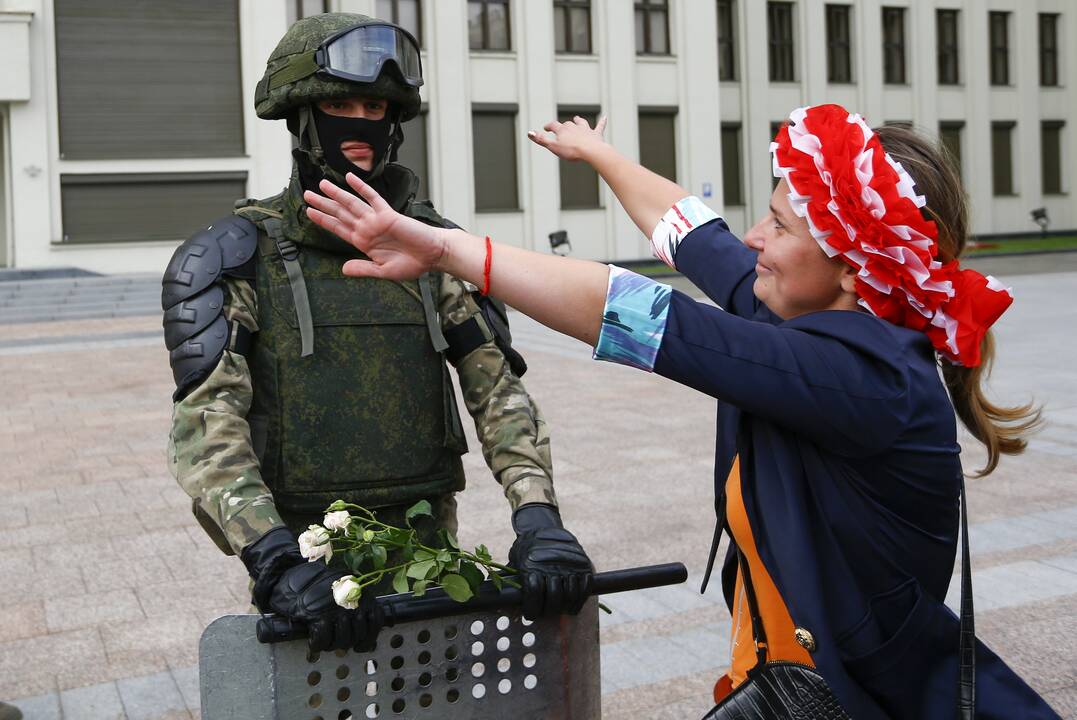 Baltarusijoje toliau nerimsta protestai