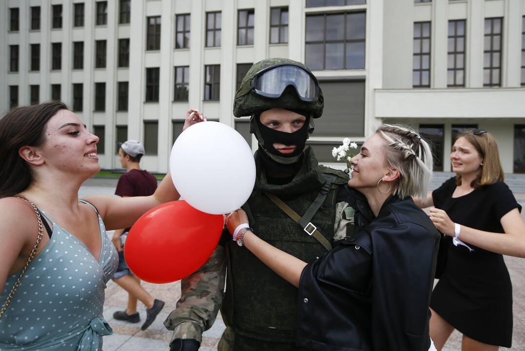Baltarusijoje toliau nerimsta protestai