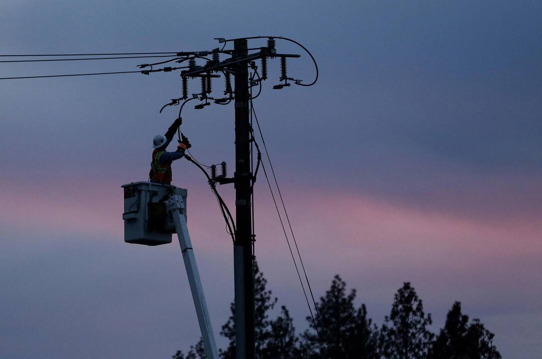 Kalifornijoje milijonai žmonių kelioms dienoms liks be elektros