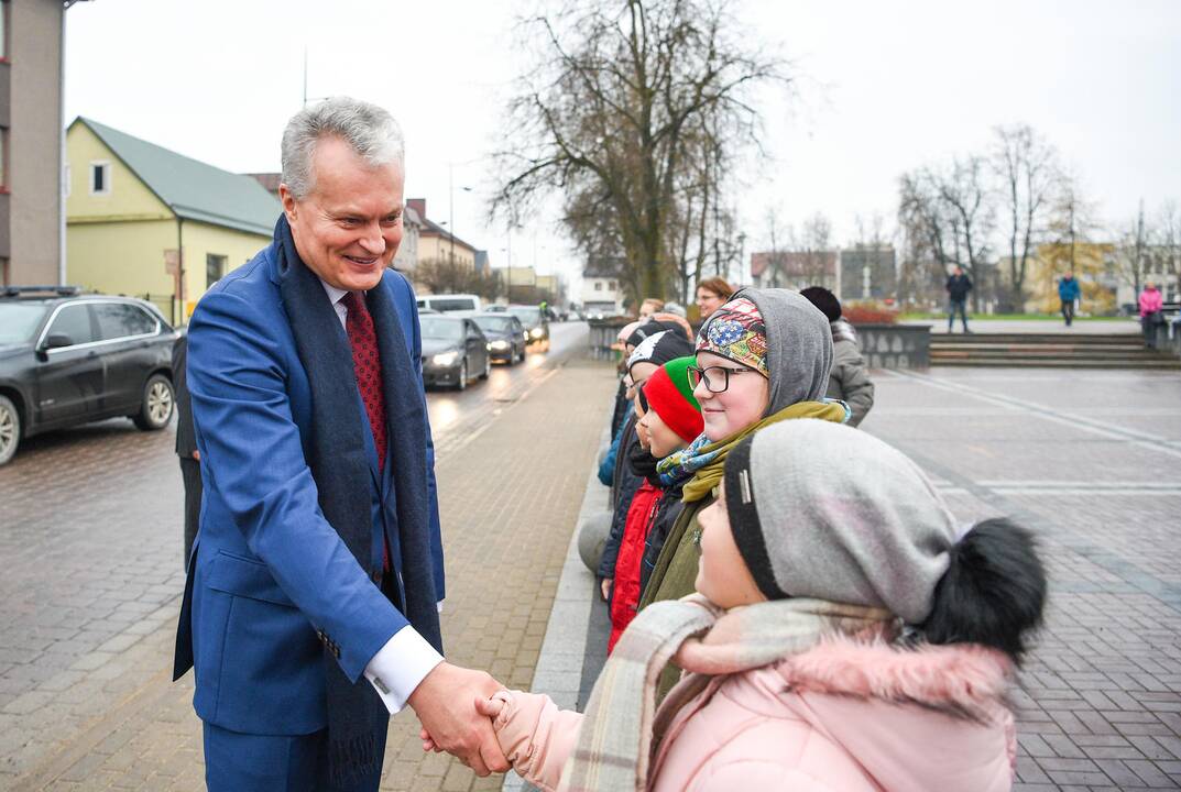 Prezidento vizitas Utenoje ir Dusetose
