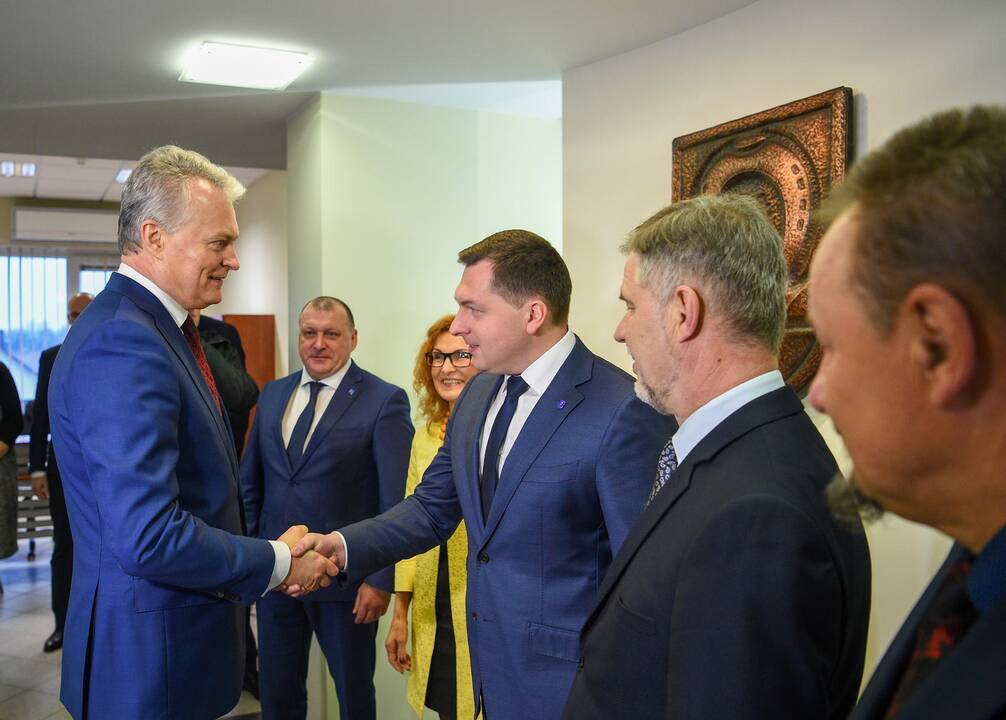 Prezidento vizitas Utenoje ir Dusetose