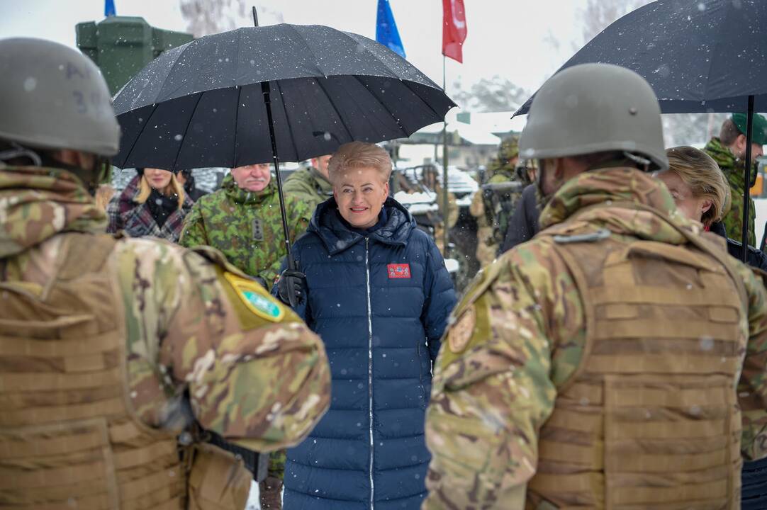 D. Grybauskaitės susitikimas su Vokietijos gynybos ministre