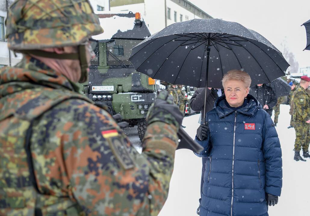 D. Grybauskaitės susitikimas su Vokietijos gynybos ministre